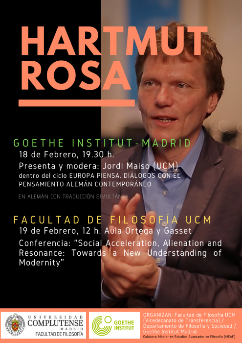 Intervenciones De Hartmut Rosa En Madrid: Goethe Institut (18 De ...